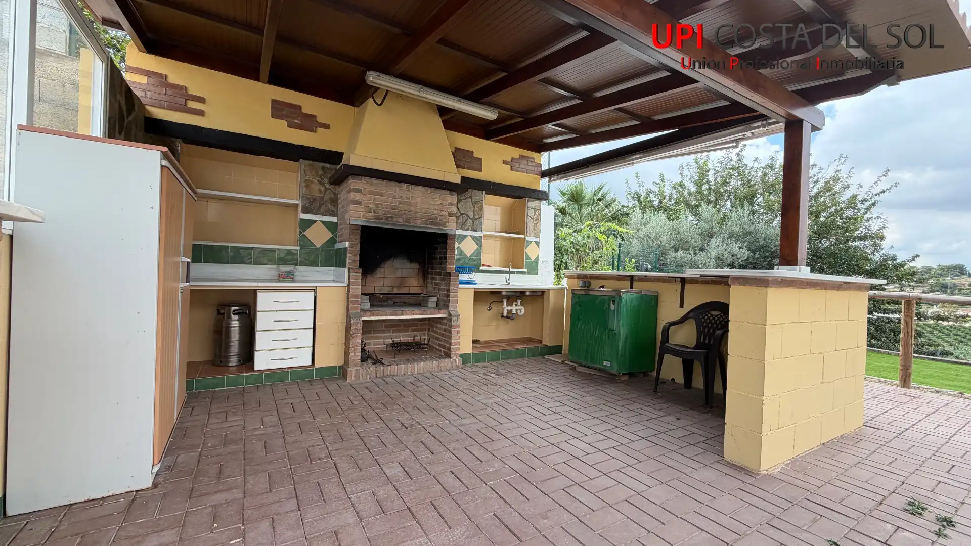 Terraza de Finca rústica en venta en Cártama con Aire acondicionado, Jardín privado y Terraza