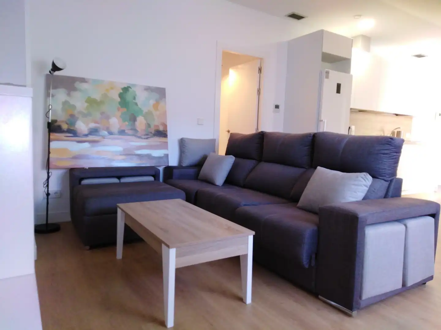 Sala de estar de Apartamento de alquiler en Alcalá de Henares con Aire acondicionado, Calefacción y Terraza