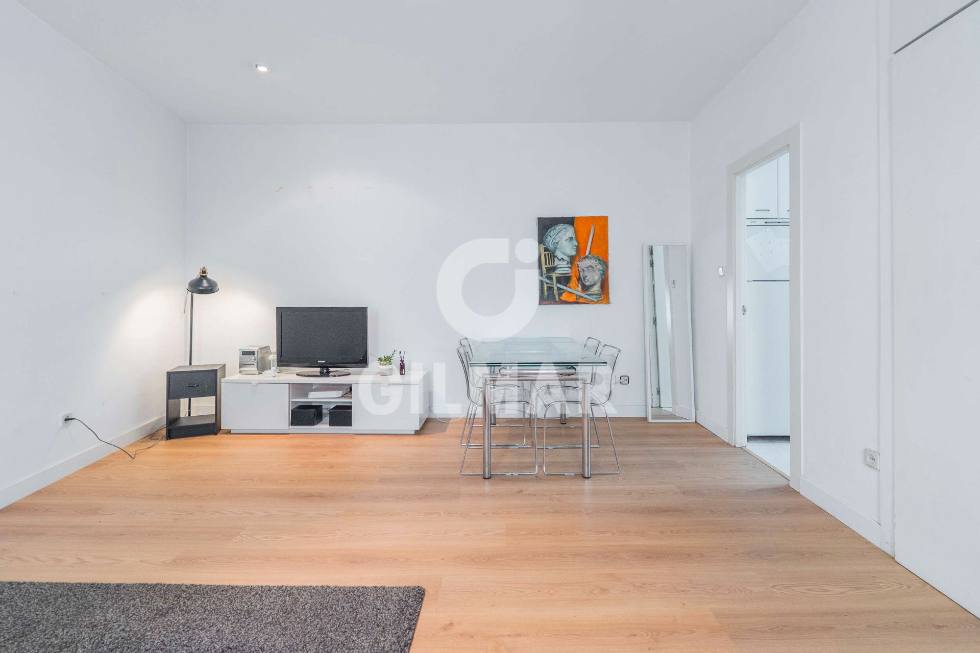 Sala de estar de Piso en venta en  Madrid Capital con Aire acondicionado, Calefacción y Amueblado