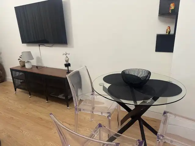 Dining room of Flat for rent in Huelva  with Air Conditioner, Heating and Furnished