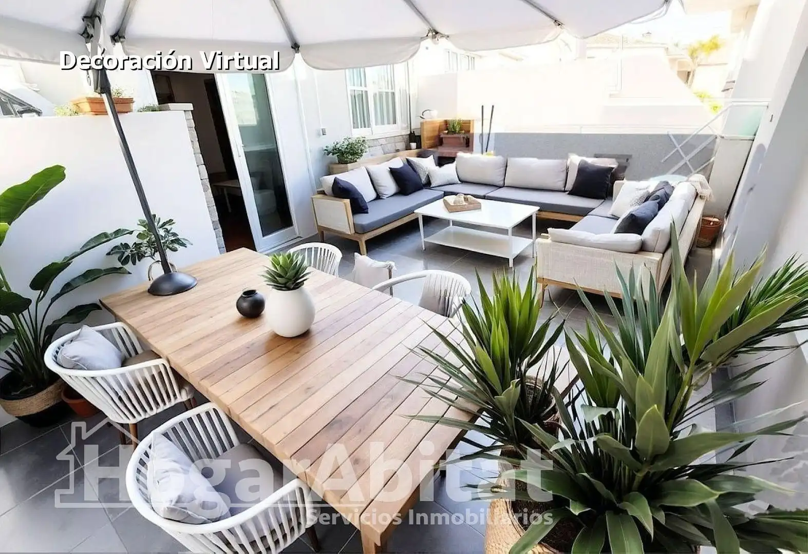 Terrasse von Dachboden zum Verkauf in Valencia mit Klimaanlage, Heizung und Terrasse