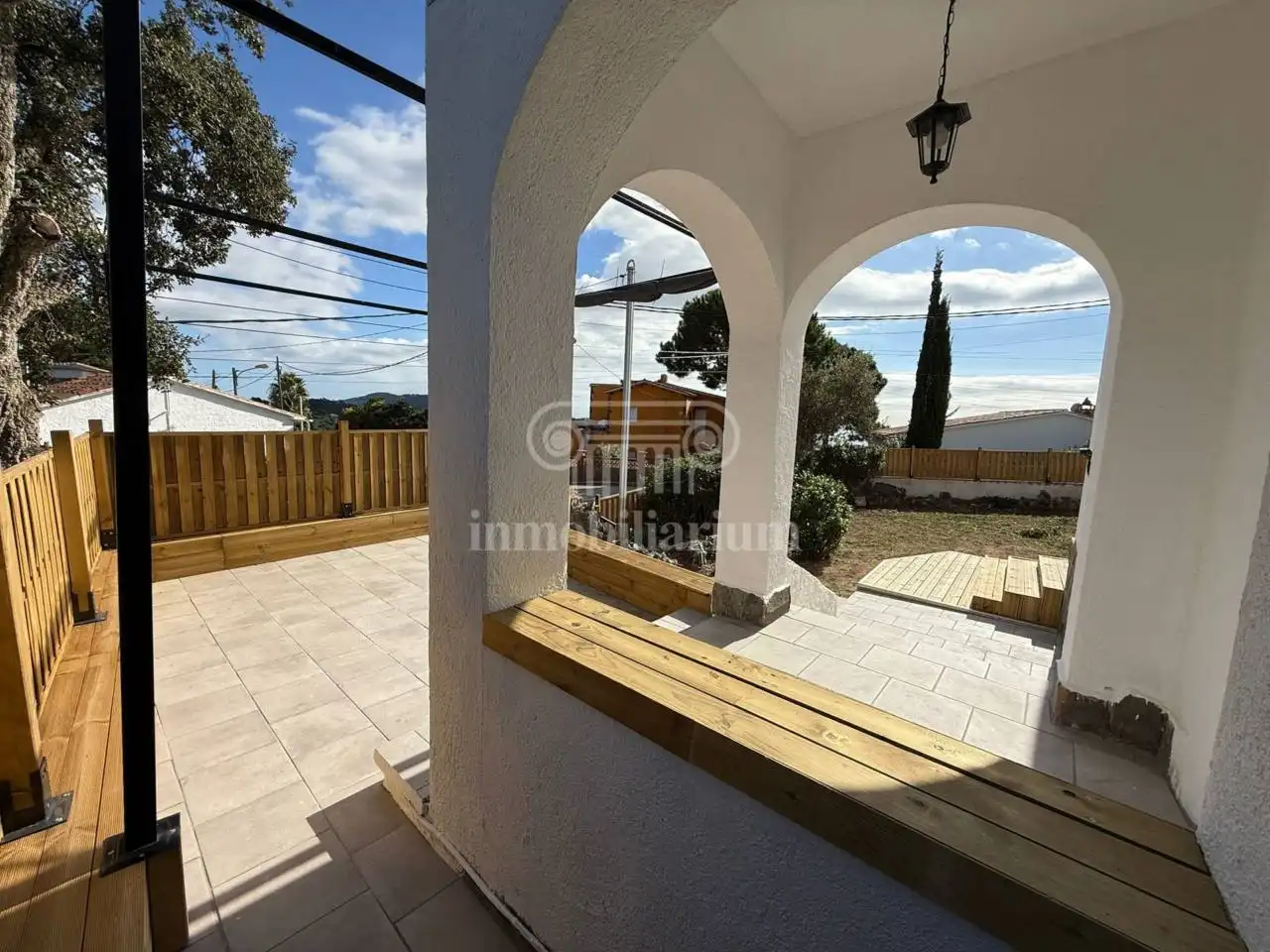 Vista exterior de Casa o chalet en venta en Lloret de Mar con Aire acondicionado, Jardín privado y Parquet