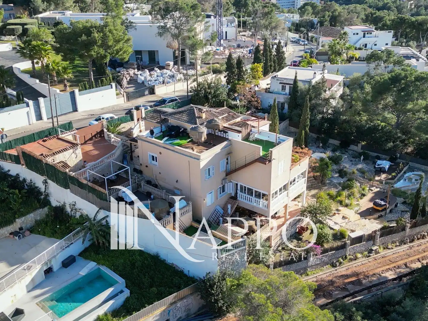 Vista exterior de Pis de lloguer en Calvià amb Aire condicionat, Calefacció i Terrassa