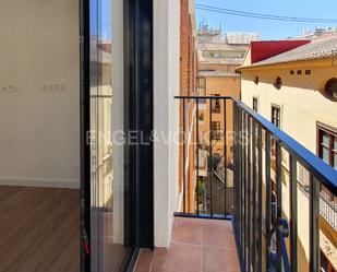 Balcony of Attic to rent in  Valencia Capital  with Air Conditioner, Heating and Parquet flooring