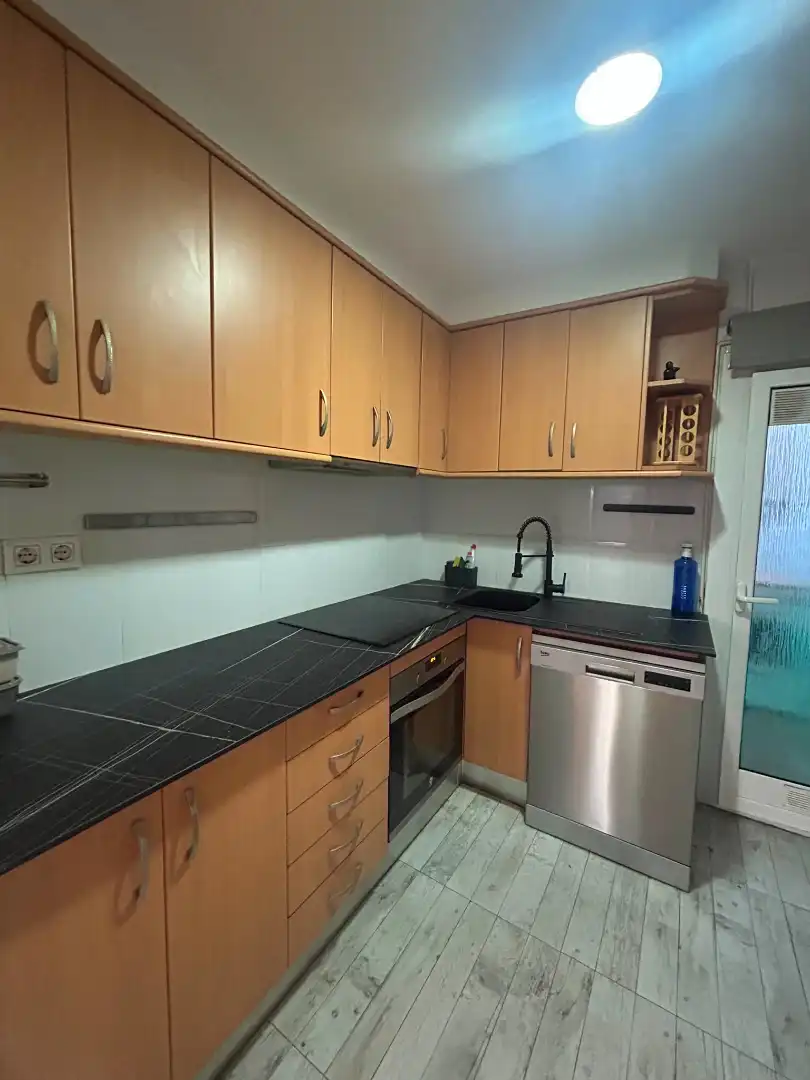 Cocina de Ático en venta en Santa Coloma de Gramenet con Aire acondicionado, Parquet y Terraza