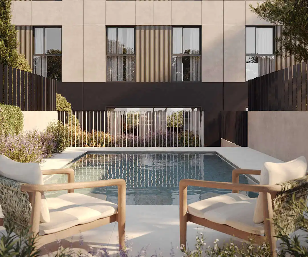 Schwimmbecken von Haus oder Chalet zum Verkauf in Girona mit Klimaanlage, Heizung und Privatgarten