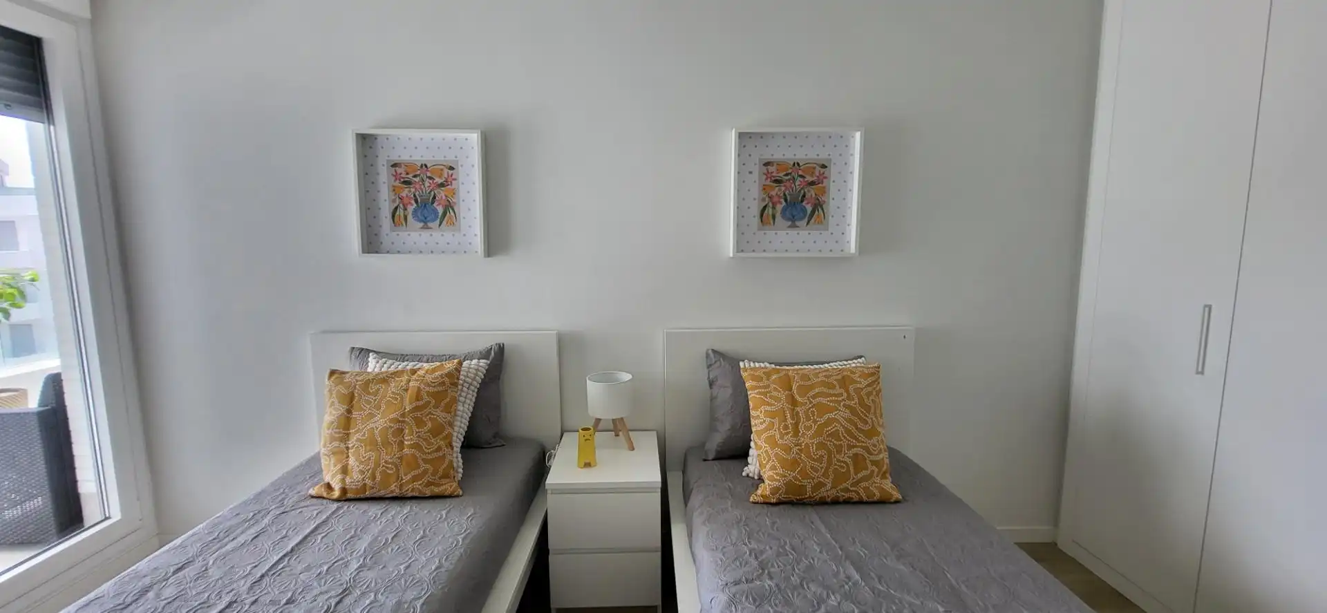 Dormitori de Apartament de lloguer en Marbella amb Aire condicionat, Calefacció i Terrassa