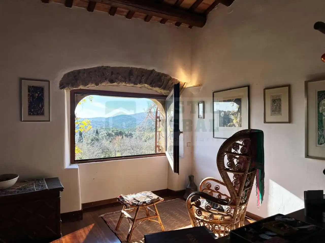 Sala de estar de Finca rústica en venta en Quart con Jardín privado