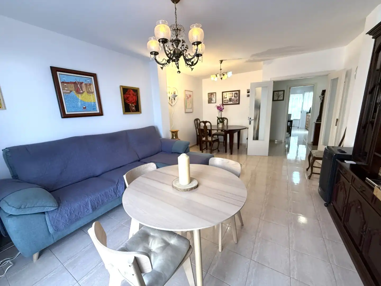 Wohnzimmer von Erdgeschoss zum Verkauf in Muro mit Abstellraum und Ofen