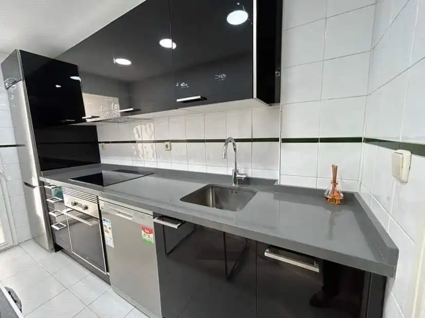 Kitchen of Apartments for rent in Marbella  with Air Conditioner, Heating and Terrace