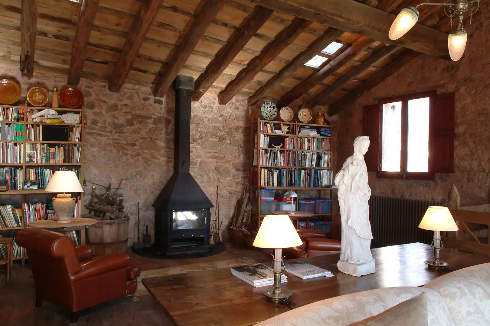 Sala de estar de Finca rústica en venta en Camprodon con Calefacción, Jardín privado y Terraza