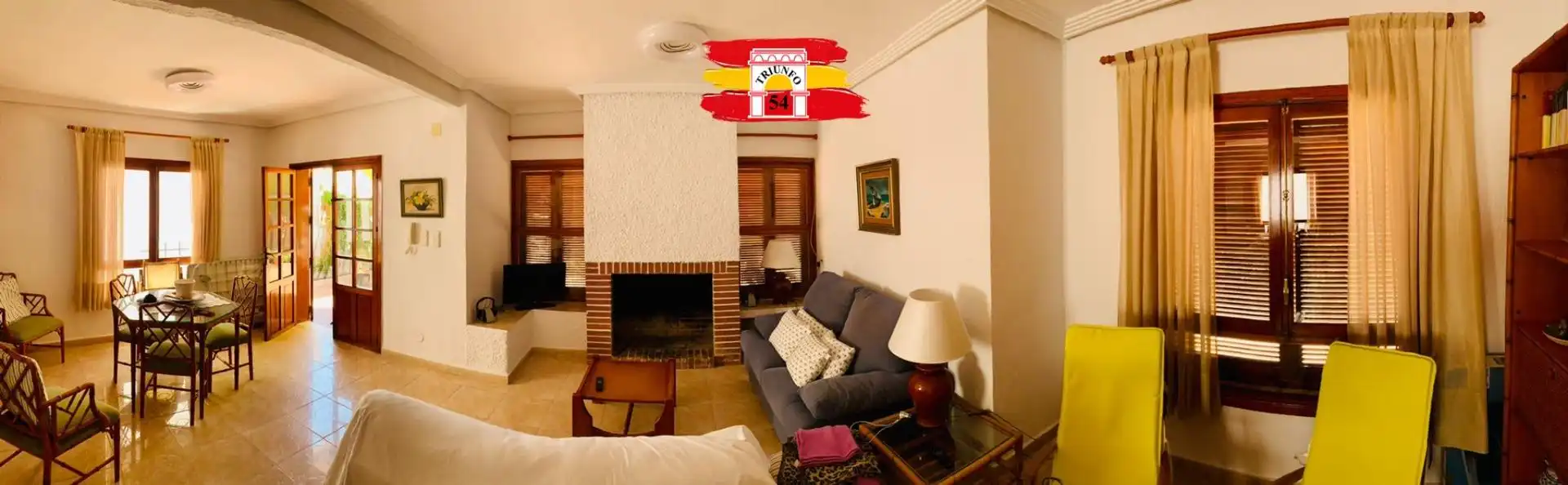 Sala de estar de Casa o chalet en venta en Pilar de la Horadada con Jardín privado, Terraza y Amueblado