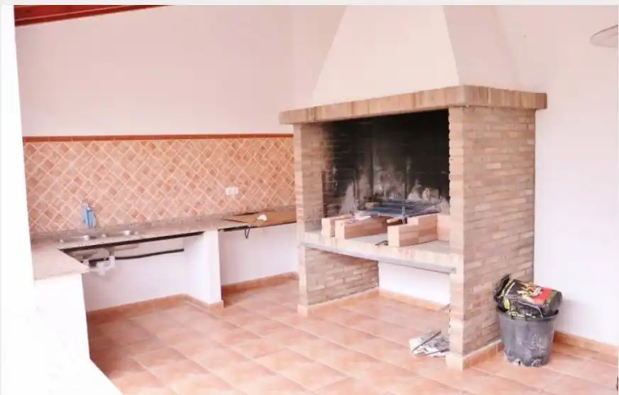 Cuina de Casa o xalet en venda en Alicante / Alacant amb Aire condicionat, Calefacció i Jardí privat
