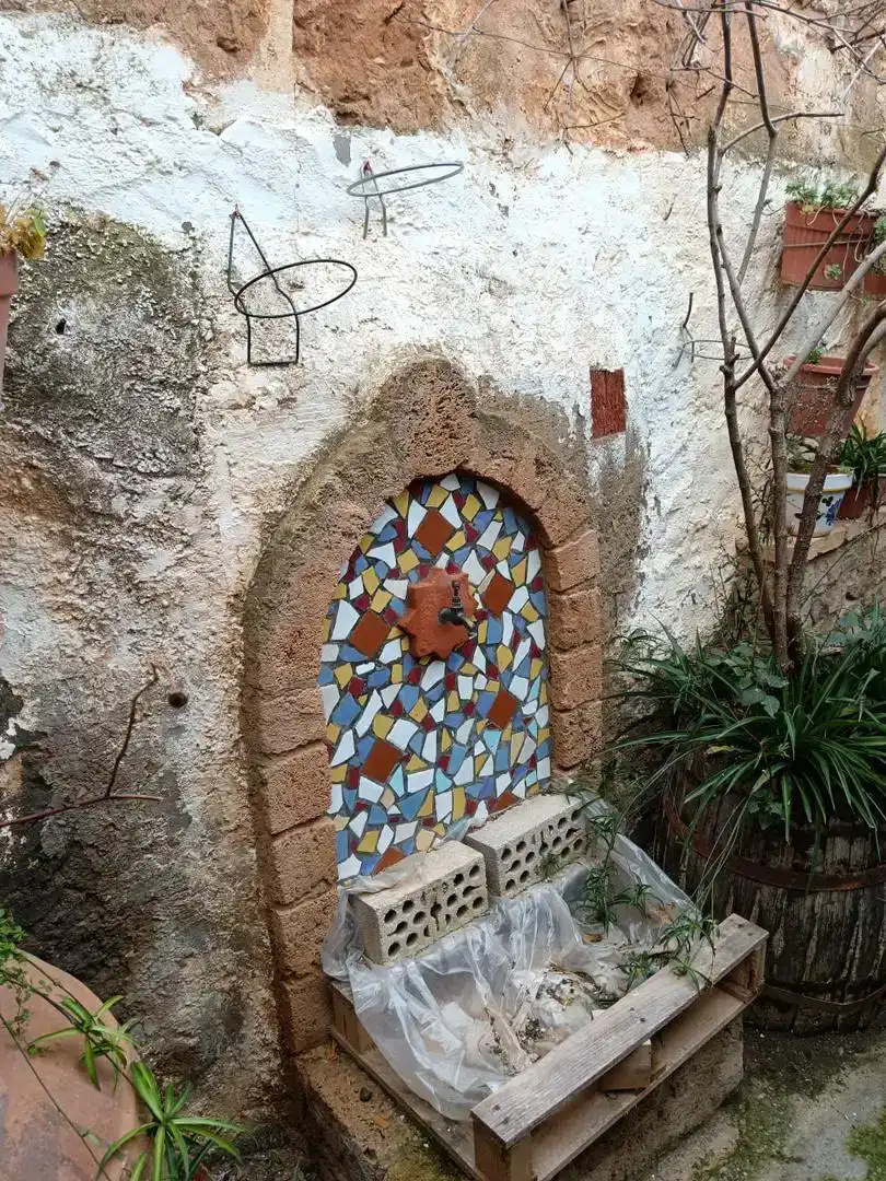 Jardí de Casa adosada en venda en La Zaida amb Traster, Moblat i Forn
