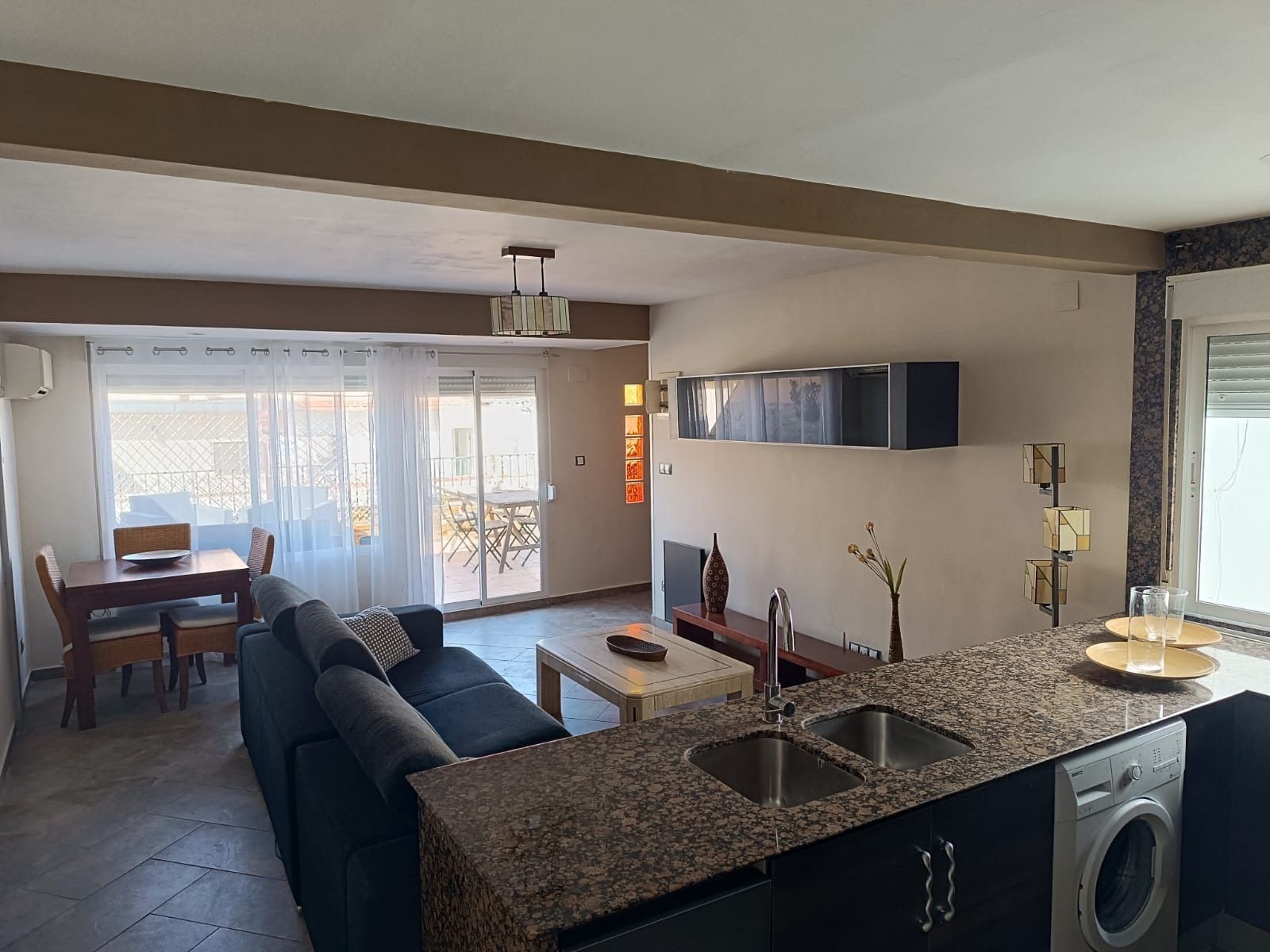 Living room of Attic to rent in Alcoy / Alcoi  with Air Conditioner, Heating and Terrace