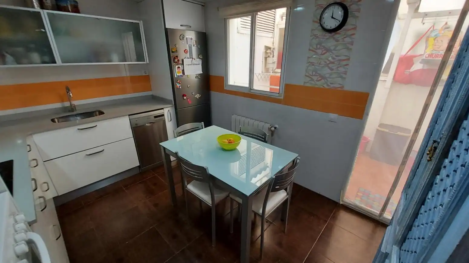 Cuina de Casa adosada en venda en Sagunto / Sagunt amb Calefacció i Terrassa