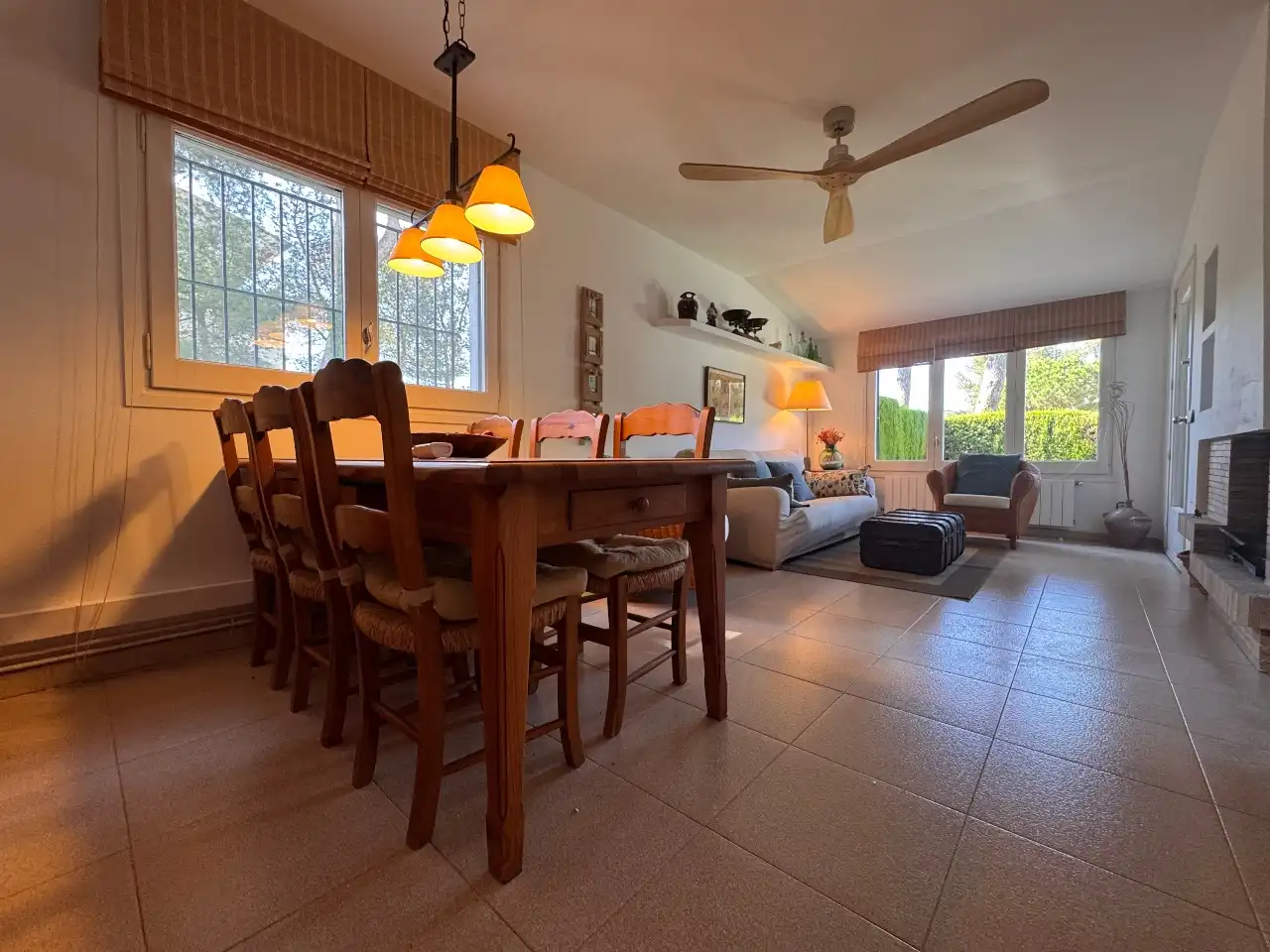 Esszimmer von Haus oder Chalet zum Verkauf in Palafrugell mit Klimaanlage, Privatgarten und Terrasse