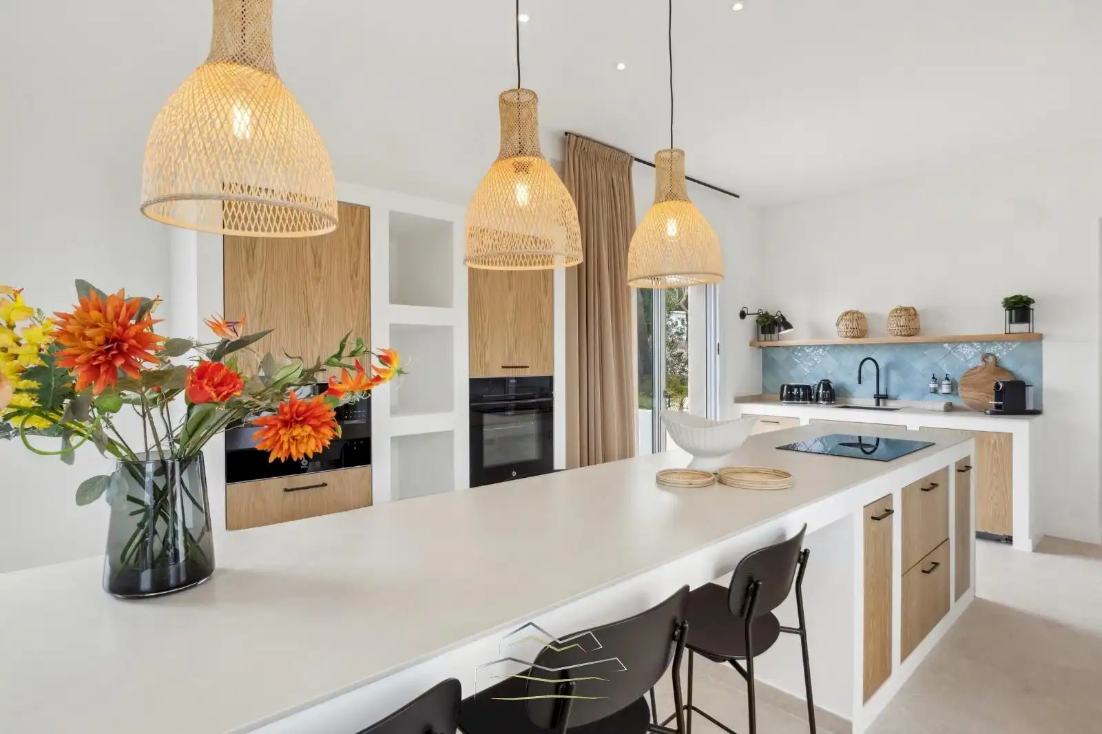 Cocina de Casa o chalet en venta en Jávea / Xàbia con Aire acondicionado, Calefacción y Jardín privado