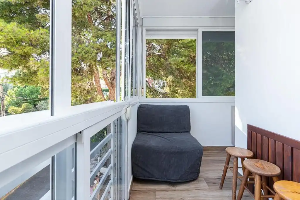 Terraza de Estudio en venta en Benalmádena con Aire acondicionado, Amueblado y Piscina comunitaria