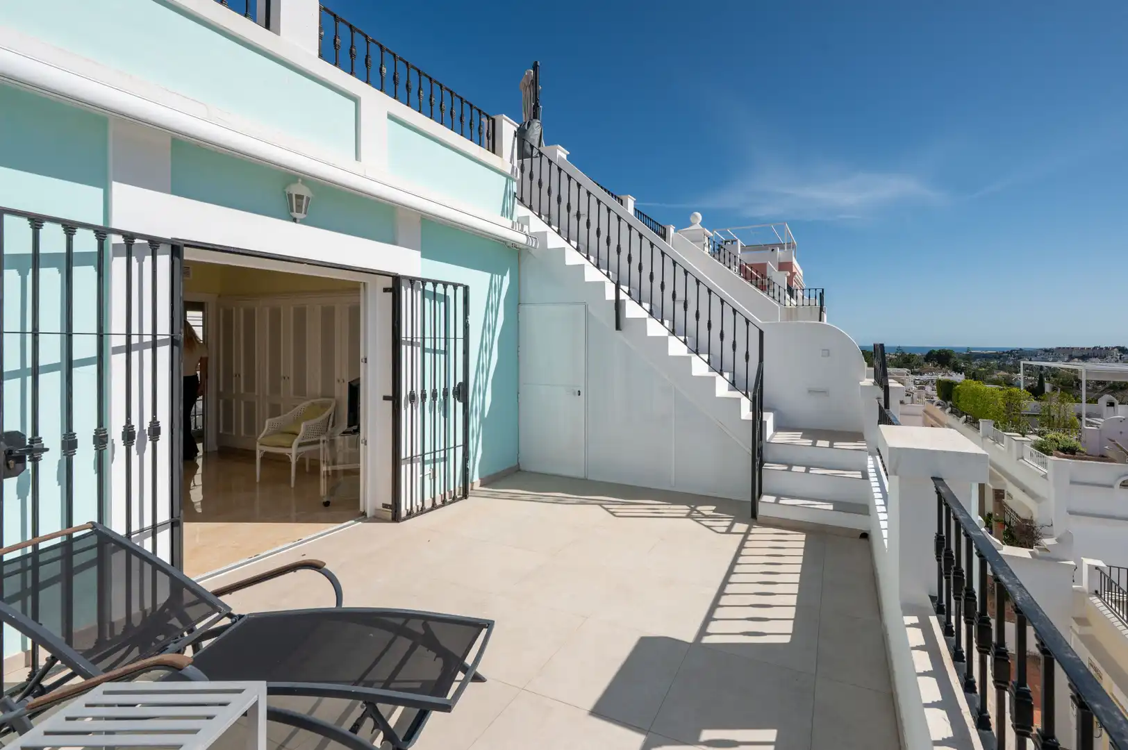Terraza de Casa adosada en venta en Marbella con Aire acondicionado, Terraza y Piscina