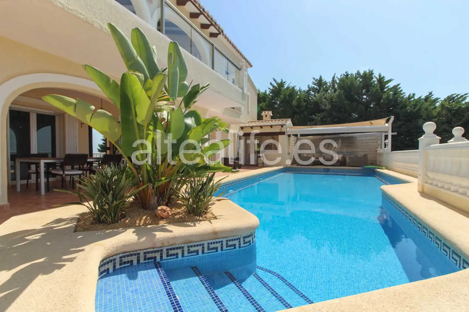 Swimming pool of Houses for sale in Altea  with Air Conditioner, Heating and Private garden