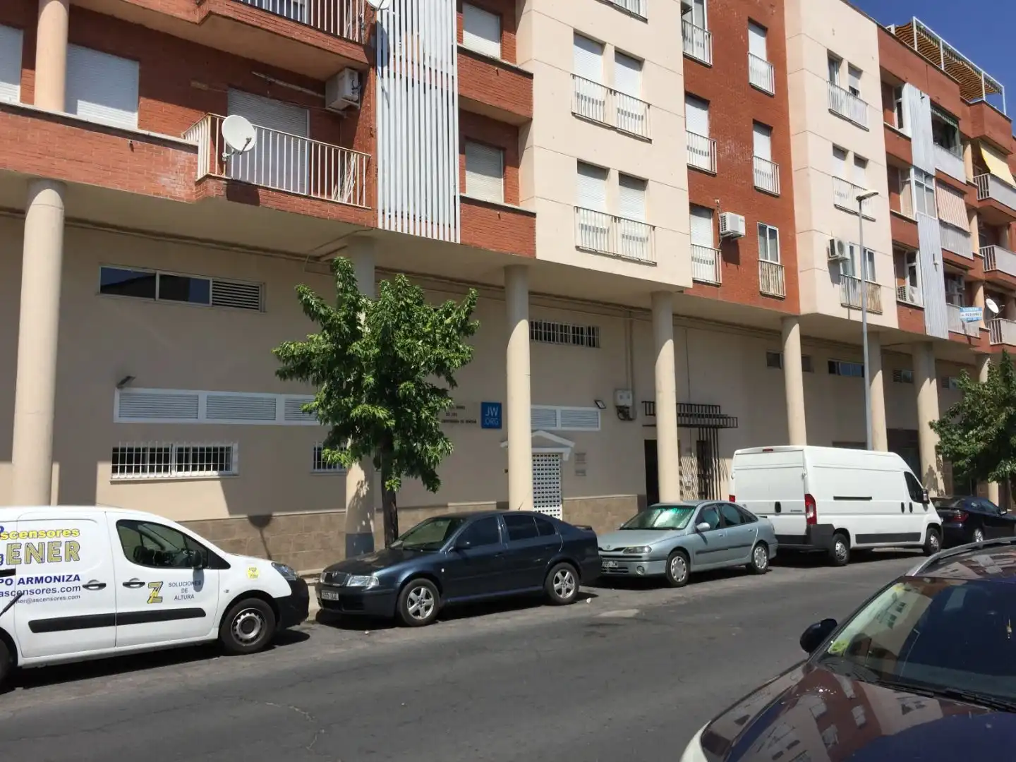 Vista exterior de Pis de lloguer en Plasencia amb Calefacció, Moblat i Forn