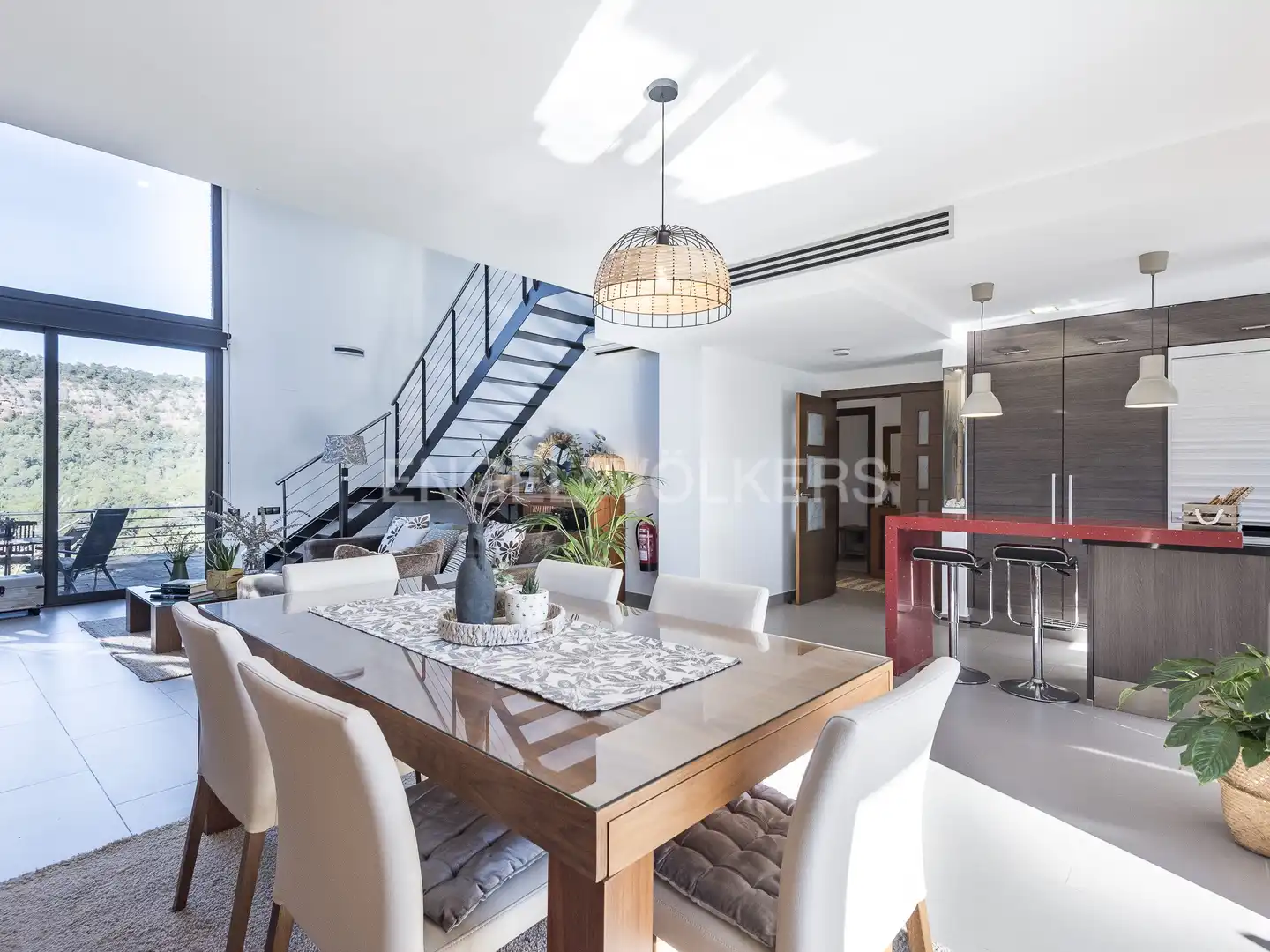 Comedor de Casa o chalet de alquiler en Vacarisses con Aire acondicionado, Calefacción y Jardín privado
