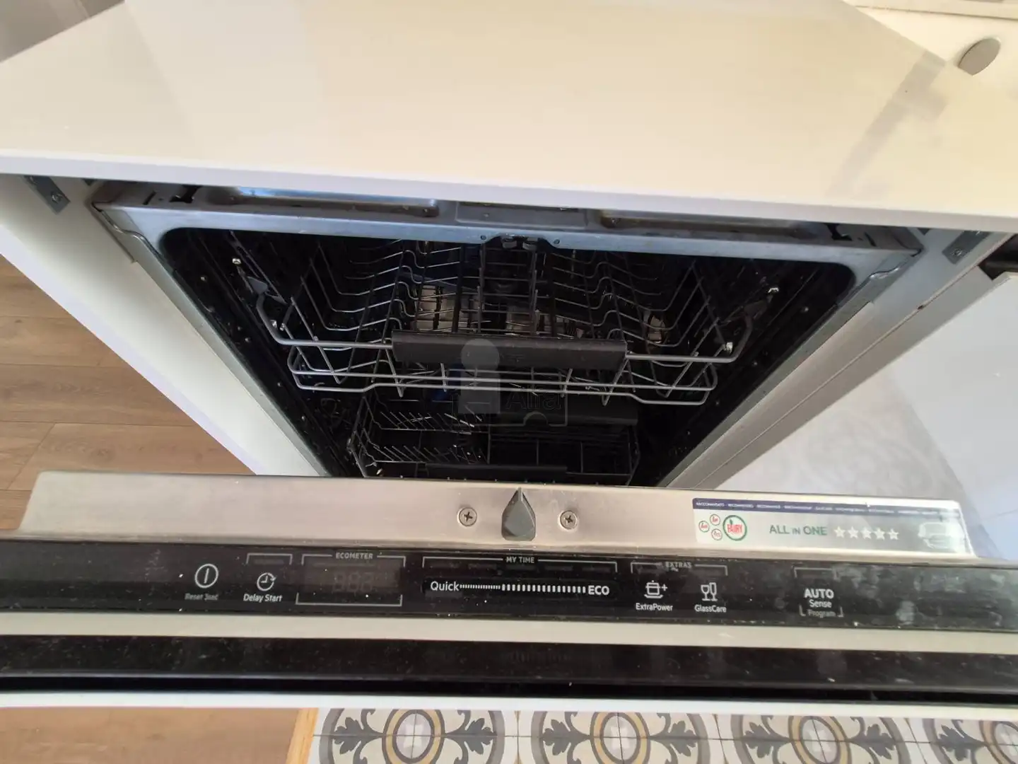 Kitchen of Attic for rent in Valencia  with Air Conditioner, Parquet flooring and Terrace
