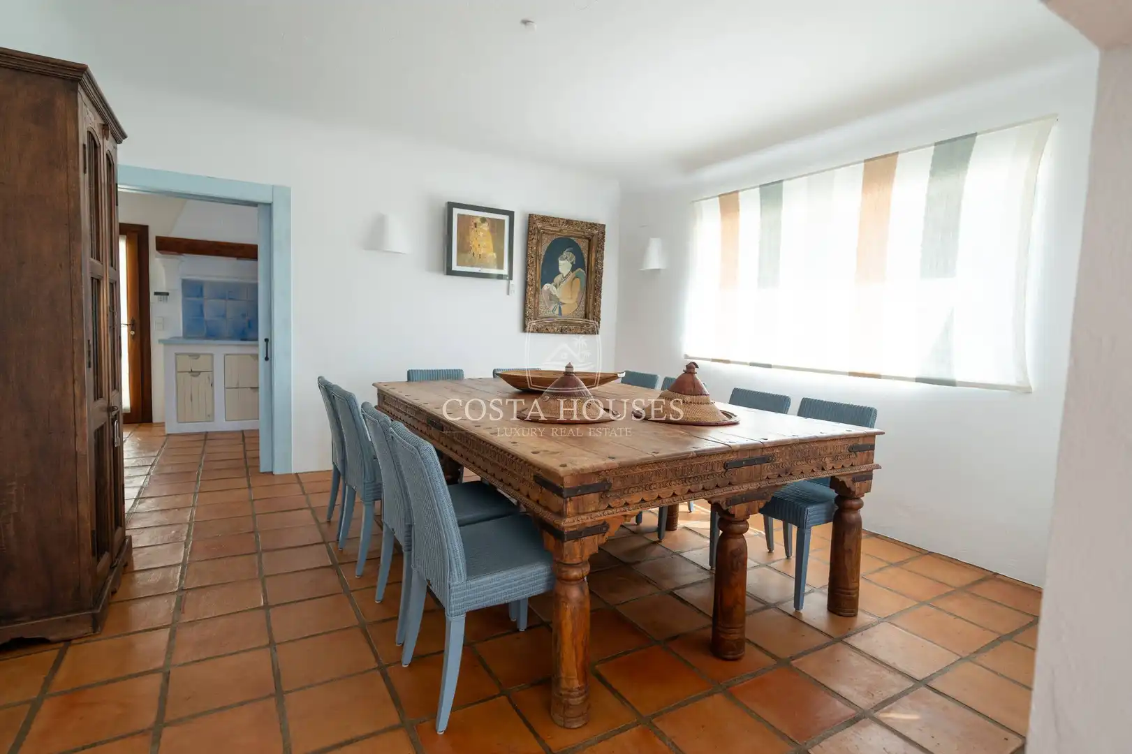 Menjador de Casa o xalet en venda en Moraira amb Aire condicionat, Calefacció i Jardí privat