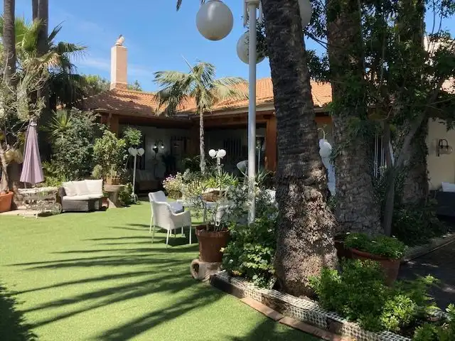 Terrassa de Casa o xalet en venda en Roquetas de Mar amb Aire condicionat, Calefacció i Jardí privat