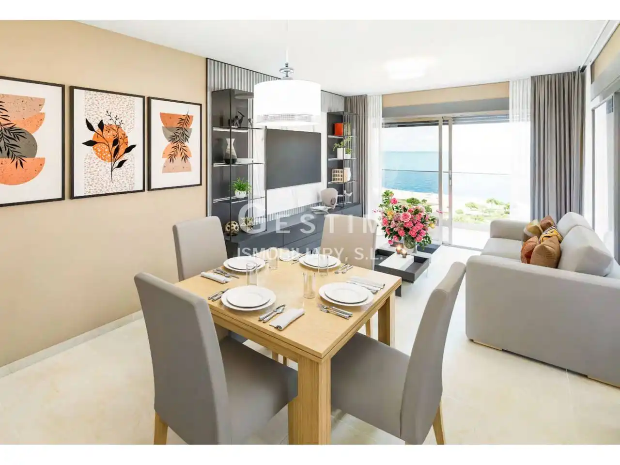 Esszimmer von Wohnung zum Verkauf in Cabanes mit Klimaanlage, Heizung und Terrasse