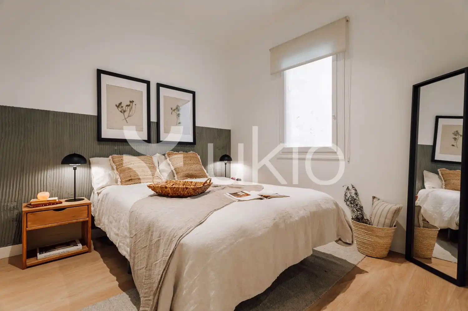 Habitación de Apartamento de alquiler en Barcelona con Aire acondicionado, Calefacción y Terraza