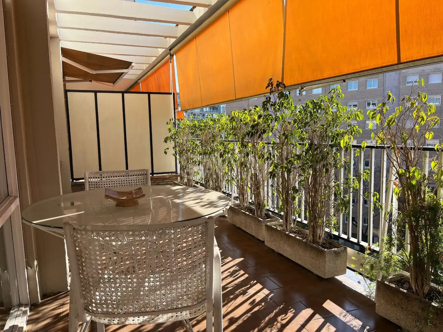 Terrace of Flat for sale in  Barcelona Capital  with Air Conditioner, Heating and Parquet flooring