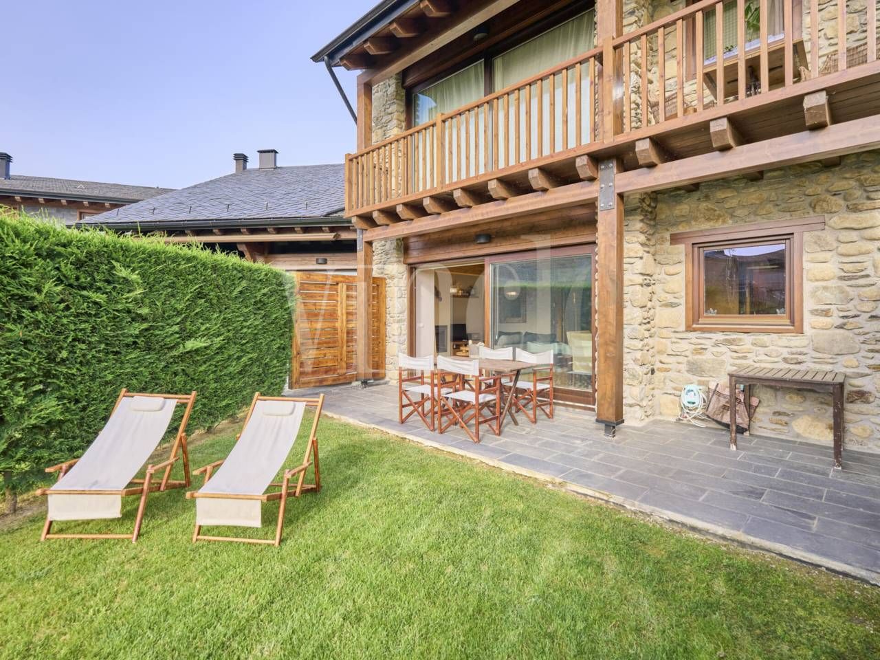 Terrace of Flat for sale in Fontanals de Cerdanya  with Heating, Private garden and Parquet flooring