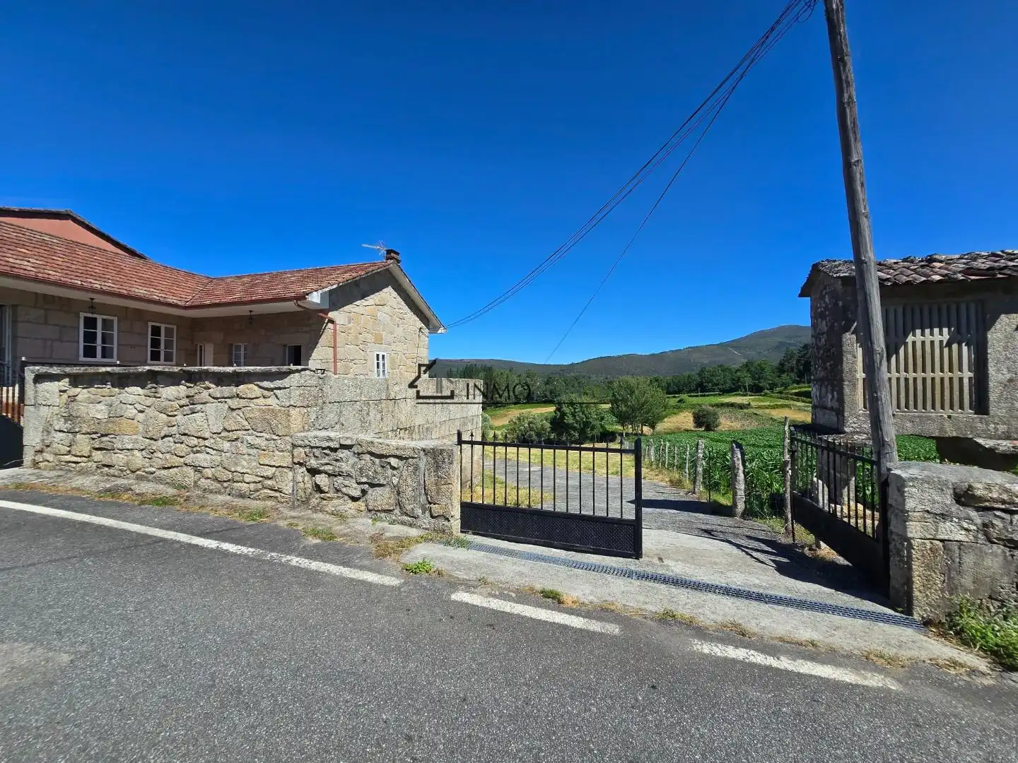 Vista exterior de Casa o chalet en venta en Campo Lameiro con Jardín privado, Terraza y Balcón