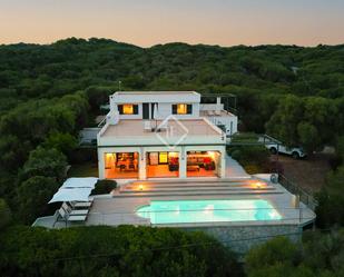 Exterior view of House or chalet for sale in Maó  with Air Conditioner, Heating and Private garden