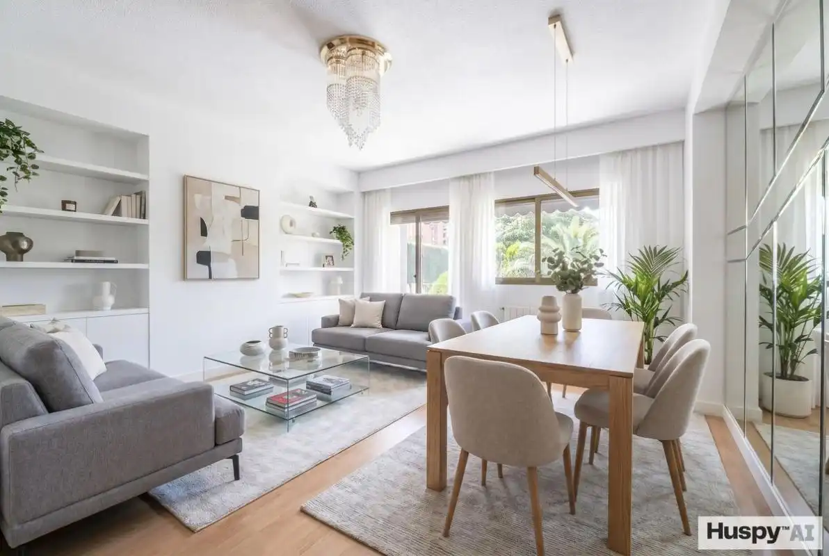 Sala d'estar de Casa o xalet en venda en Rivas-Vaciamadrid amb Aire condicionat, Calefacció i Jardí privat