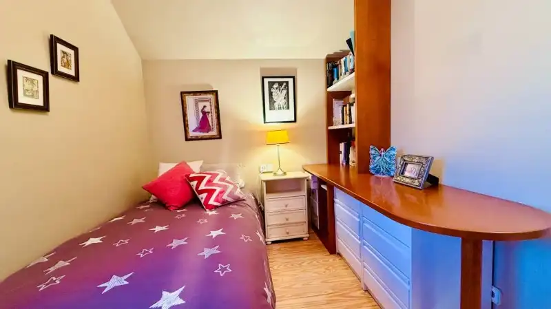 Bedroom of Houses for sale in El Espinar  with Heating, Private garden and Terrace