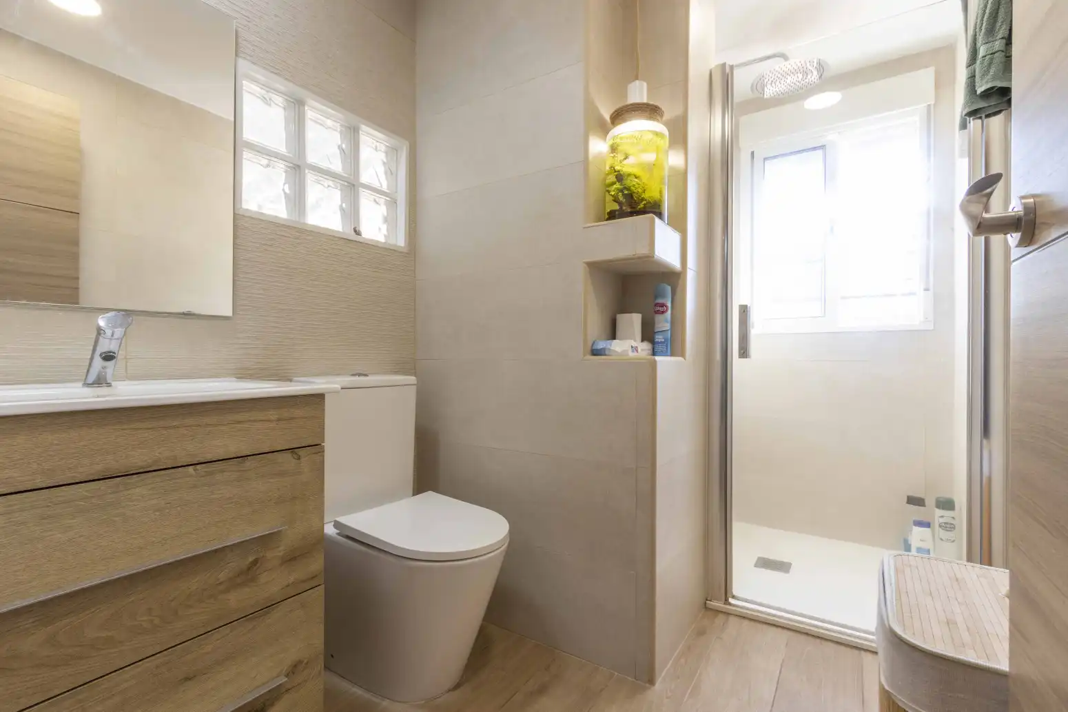 Badezimmer von Wohnung zum Verkauf in Foios mit Klimaanlage und Balkon
