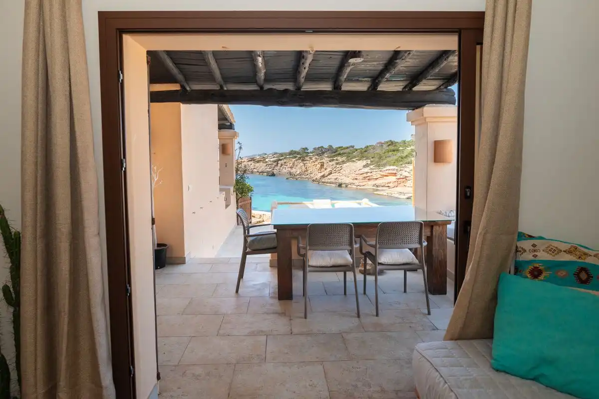 Terrace of Detached homes for sale in Sant Josep de sa Talaia  with Air Conditioner, Heating and Private garden
