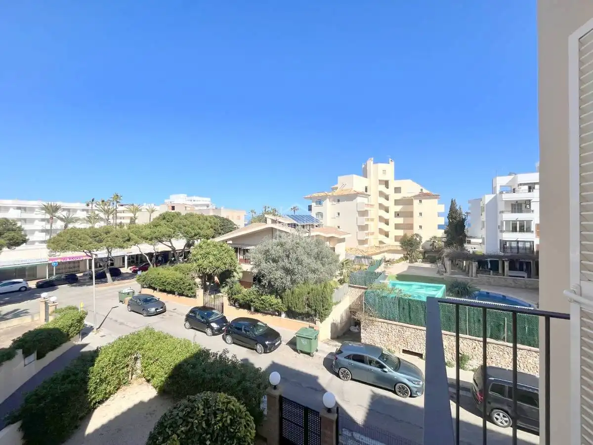 Außenansicht von Wohnungen zum Verkauf in Son Servera mit Privatgarten, Terrasse und Schwimmbad