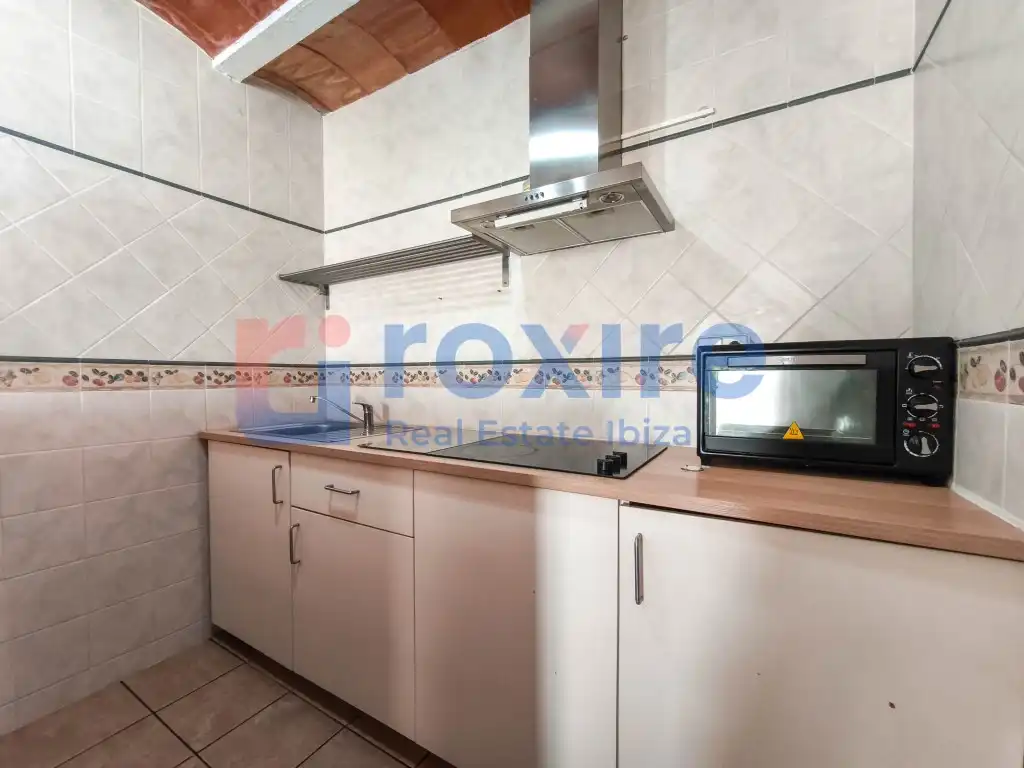 Kitchen of Houses for rent in Sant Antoni de Portmany  with Air Conditioner, Private garden and Terrace