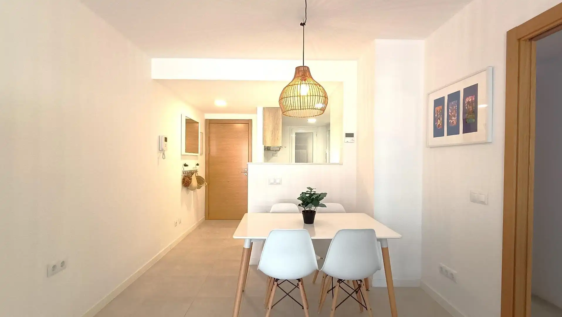 Menjador de Apartament de lloguer en El Puig de Santa Maria amb Aire condicionat, Calefacció i Jardí privat