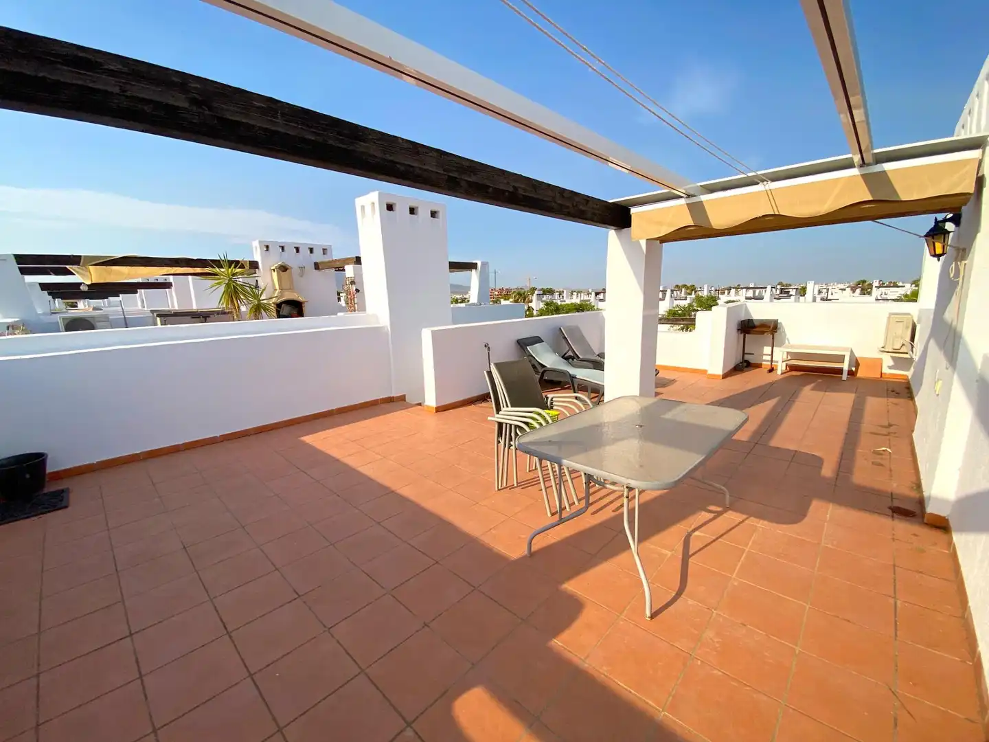 Terraza de Apartamento en venta en Alhama de Murcia con Aire acondicionado, Jardín privado y Amueblado