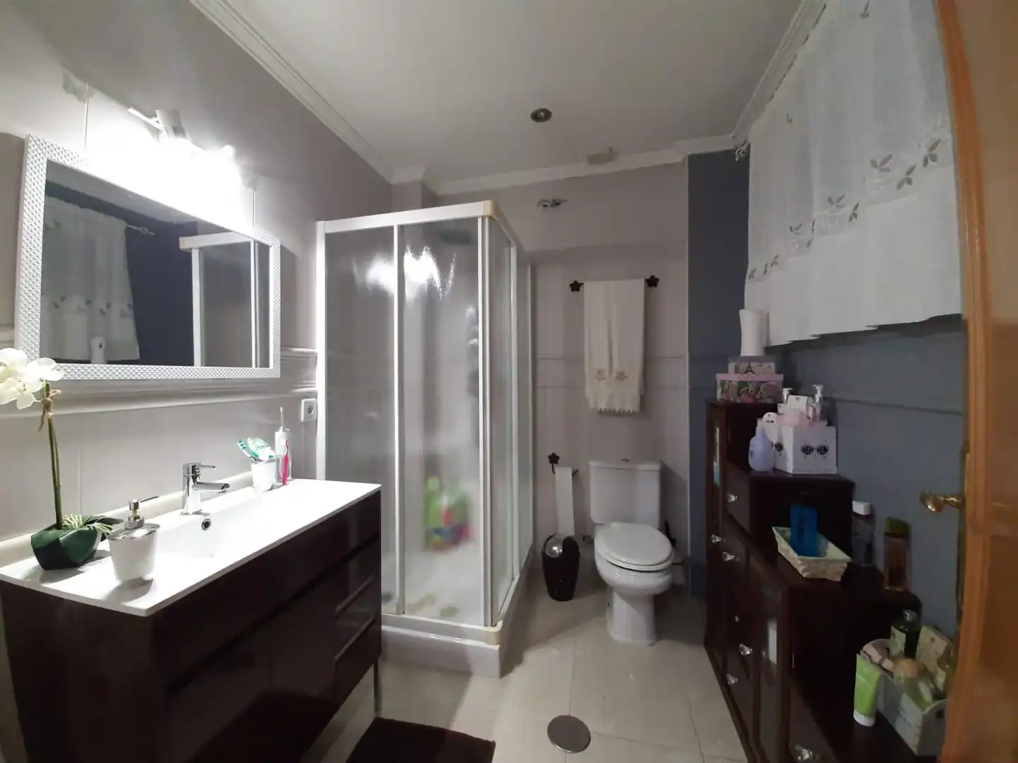 Badezimmer von Wohnung zum Verkauf in Casar de Cáceres mit Klimaanlage, Terrasse und Balkon