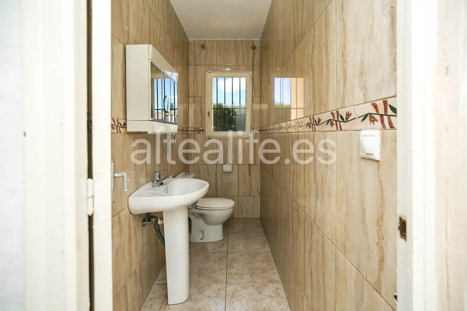 Baño de Casa o chalet en venta en La Nucia con Aire acondicionado, Jardín privado y Terraza