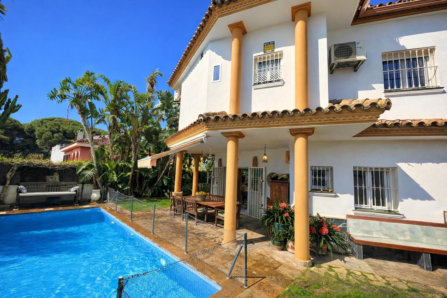 Garden of Houses for sale in El Puerto de Santa María  with Private garden, Swimming Pool and Furnished