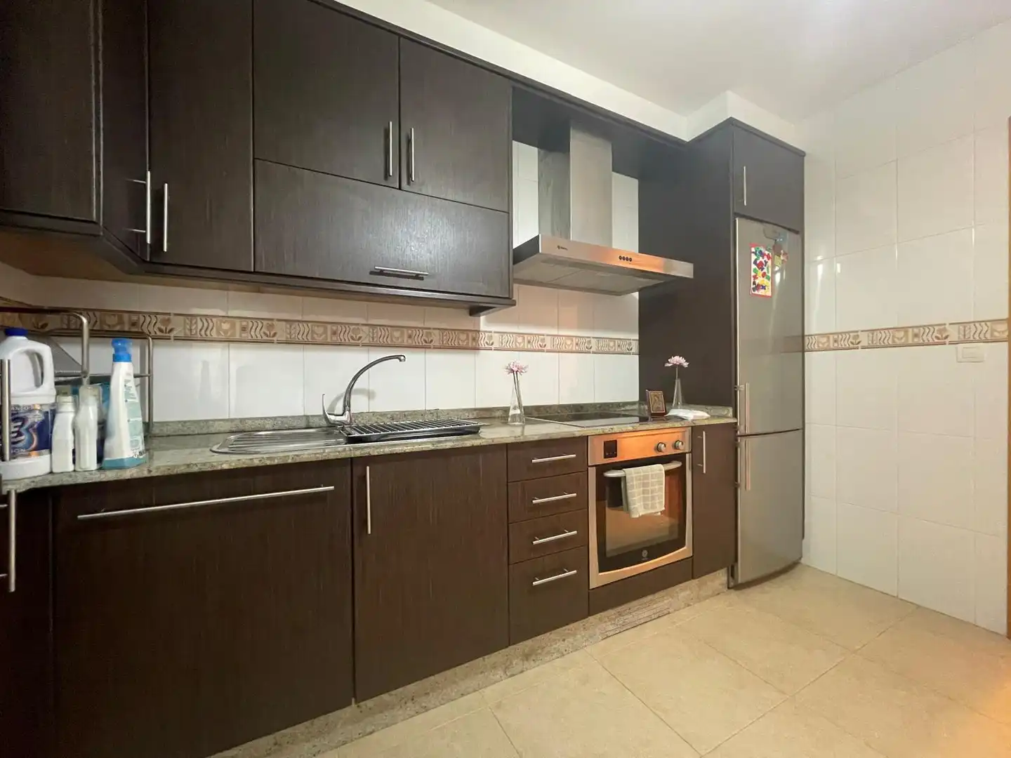 Cocina de Dúplex de alquiler en Mugardos con Calefacción y Amueblado