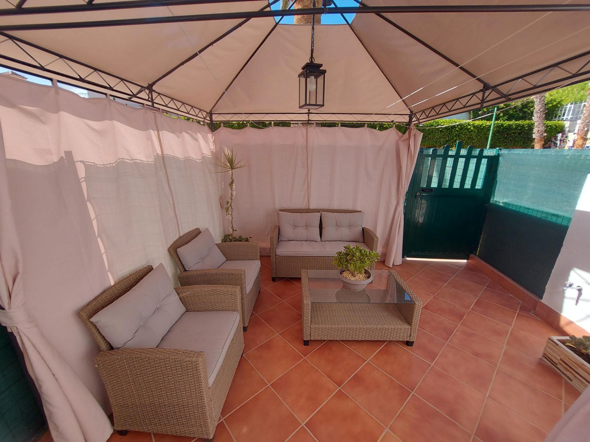 Terraza de Apartamento de alquiler en San Bartolomé de Tirajana con Jardín privado, Terraza y Amueblado