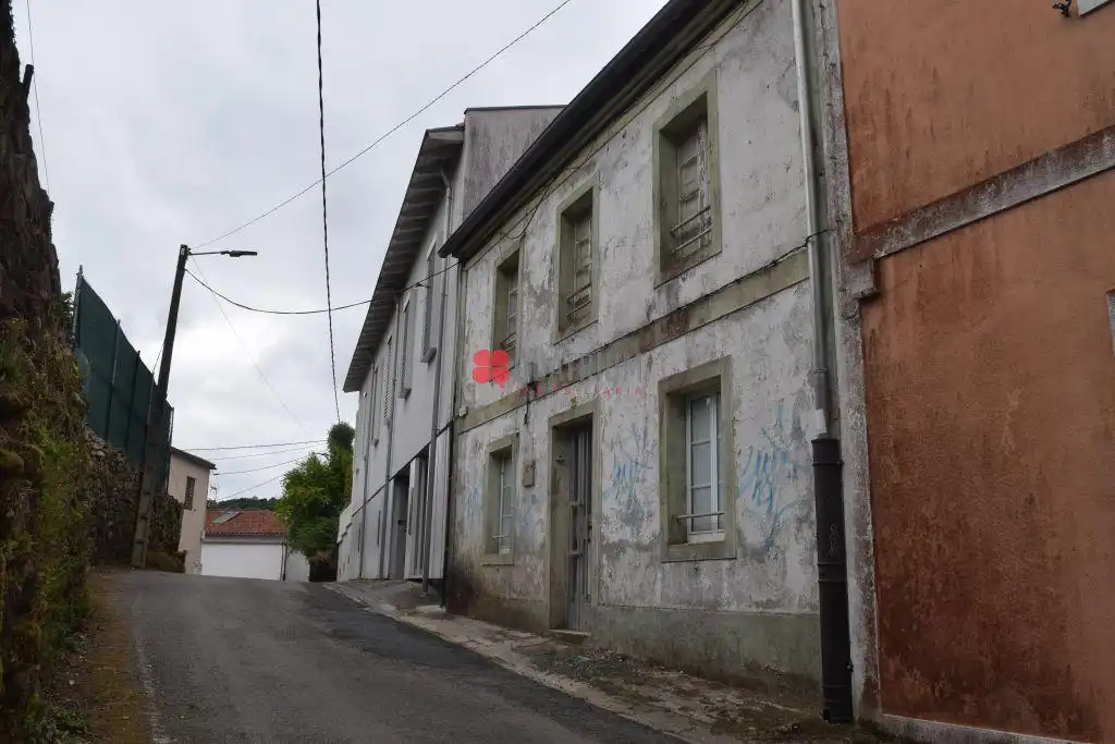 Exterior view of Houses for sale in Santiago de Compostela   with Private garden